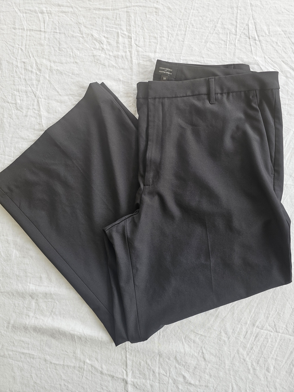 Banana Republic Black Flat Front Pants Size 20 - Picture 9 of 9